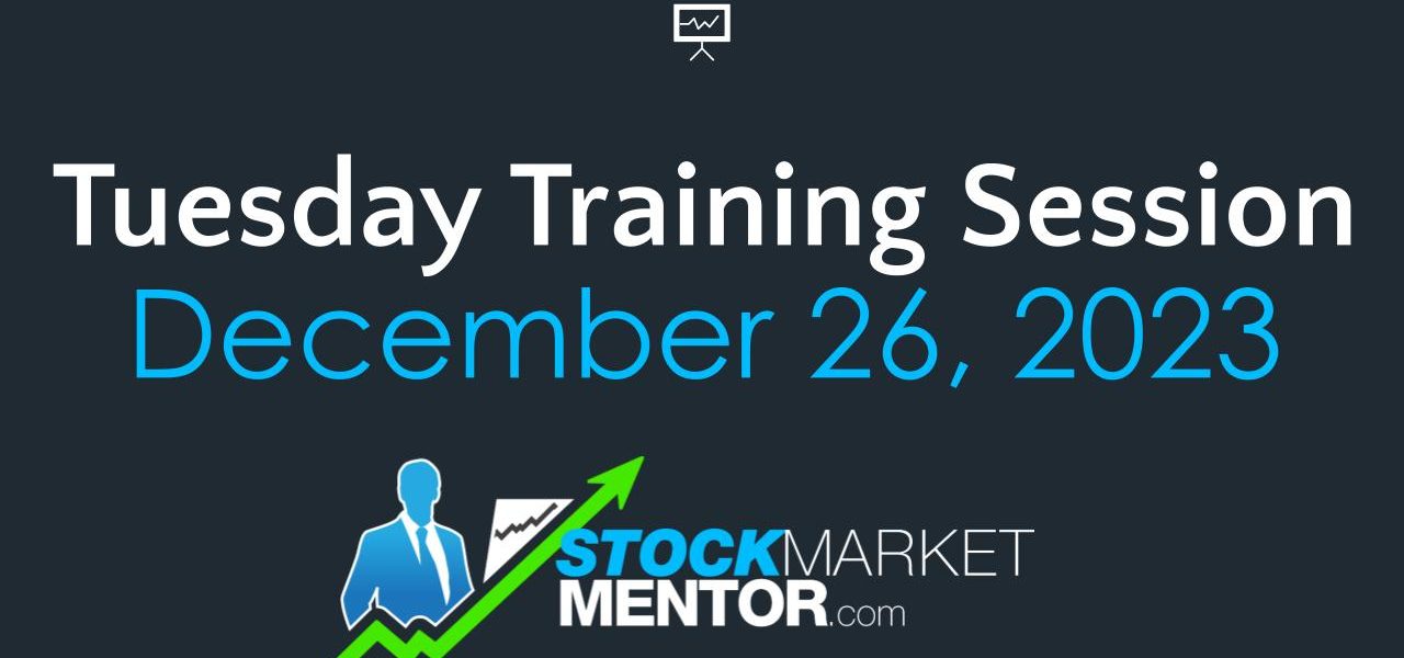 Tuesday Training Session – December 26, 2023